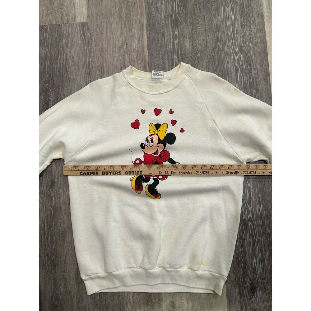 Vintage Disney Minnie Mouse Crewneck Sweatshirt‎ 90s Graphic Made In USA XL - Picture 5 of 7